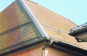 コロニアル屋根　経年劣化で傷んだ屋根を太陽熱高反射（遮熱）塗料で防水性、遮熱性も向上